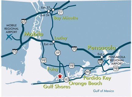 Gulf Shores Map