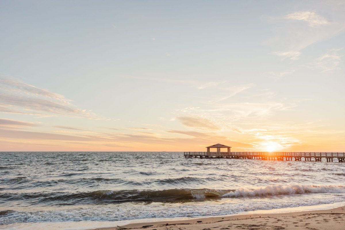 Gulf Shores Pier at sunset